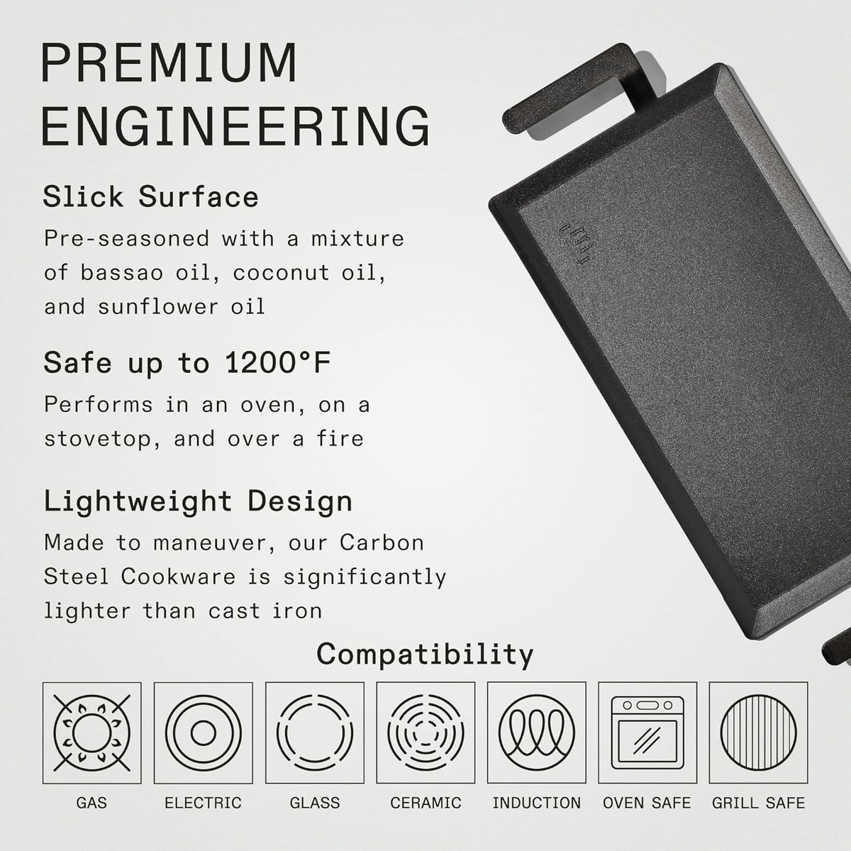 Carbon Steel Griddle A28930