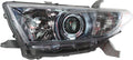 Headlight Lens and Housing for 2011-2013 Toyota Highlander Hybrid Driver Side W371