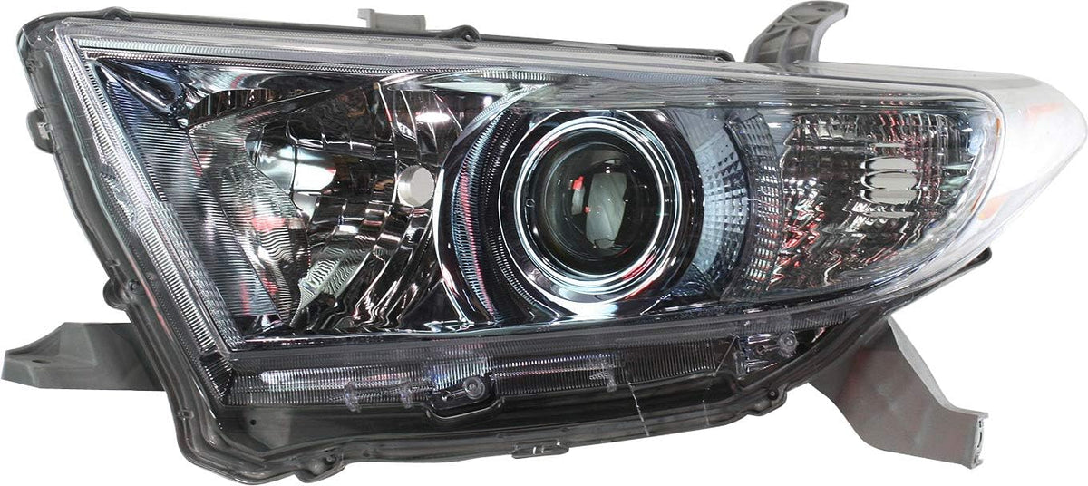Headlight Lens and Housing for 2011-2013 Toyota Highlander Hybrid Driver Side W371