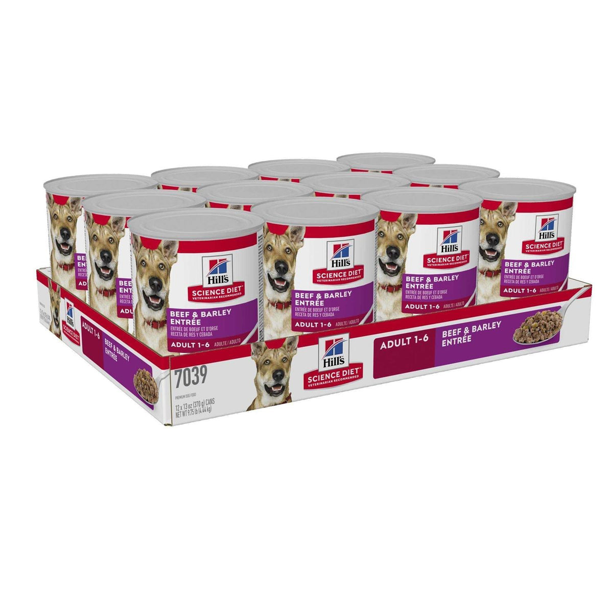 Adult Beef & Barley Entree Dog Food X77366