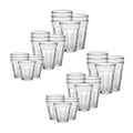 36 Piece Clear Tempered Glass Drinkware and Tumbler A566136