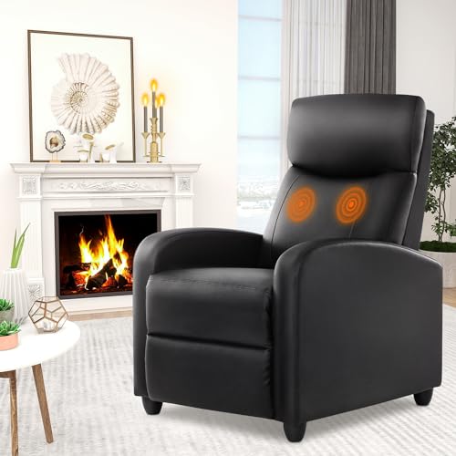 Reclining Accent Chair with Massage & Heating Function S918