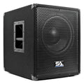 Powered 12x22 Pro Audio Subwoofer Cabinet with Class D Amp 800 Watts J32090
