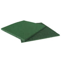 Green 3 Pack Interlocking Rubber Flooring Tiles A133