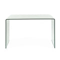 Clear Tempered Glass Writing Desk J2950
