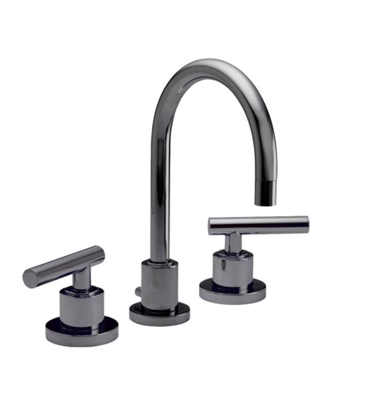 8x22 Widespread Lavatory Faucet - Antique Brass Flat V88609