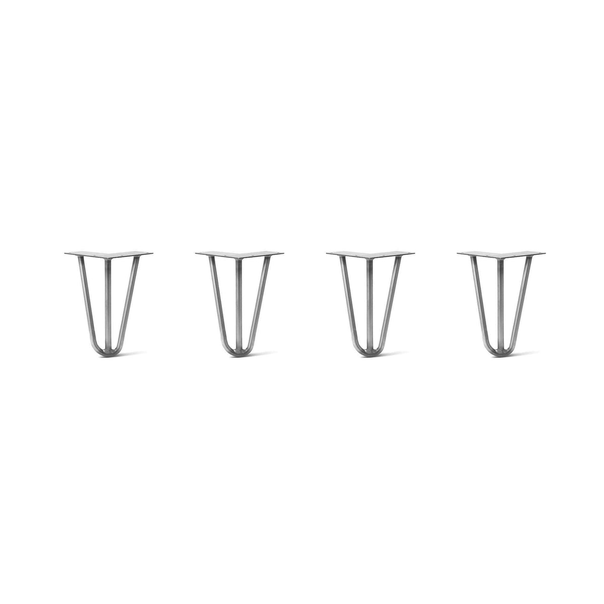 Raw Steel Hairpin Legs Set of 4 H8267
