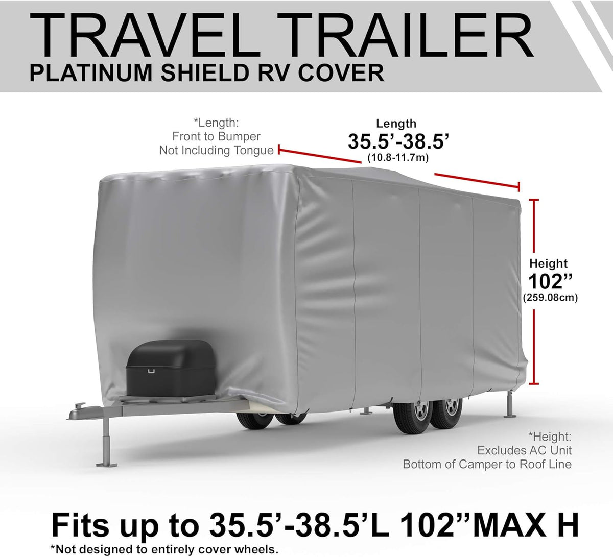 Weatherproof RV Cover for 22.5' - 24.5' Toy Hauler Q9204