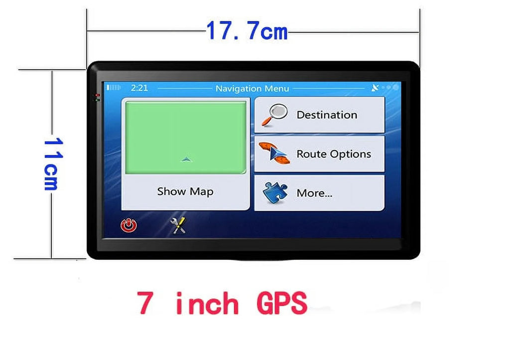 7” Touch Screen GPS Navigator with US/Mexico Maps E81763