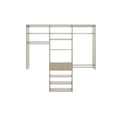 Weathered Grey Wood Closet Kit H544