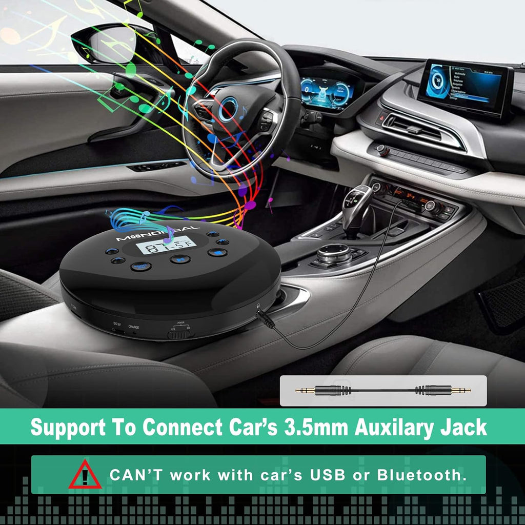 Portable CD Player with FM Transmitter U8721
