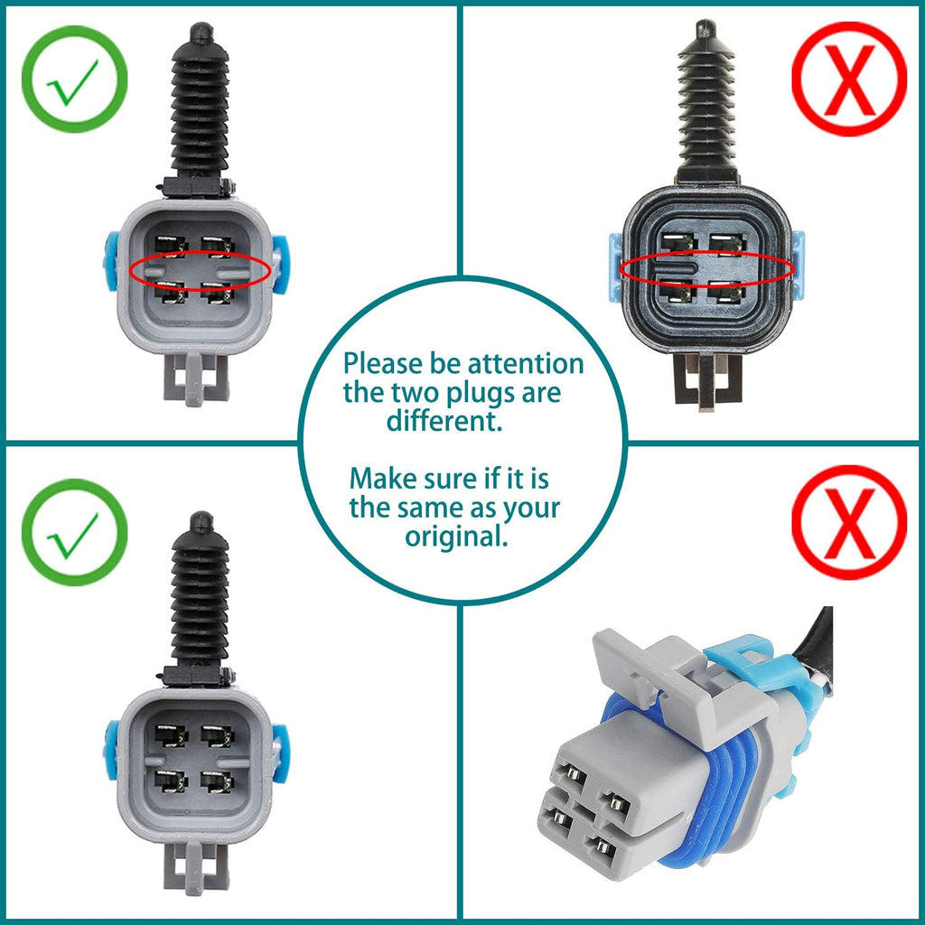 O2 Oxygen Sensor Upstream Downstream 4Pcs Replacement Pack of 2 Q596917