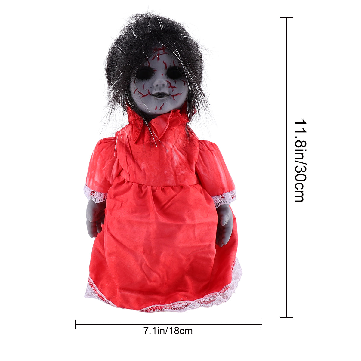 Halloween Voice-activated Induction Glowing Walking Doll Z850017