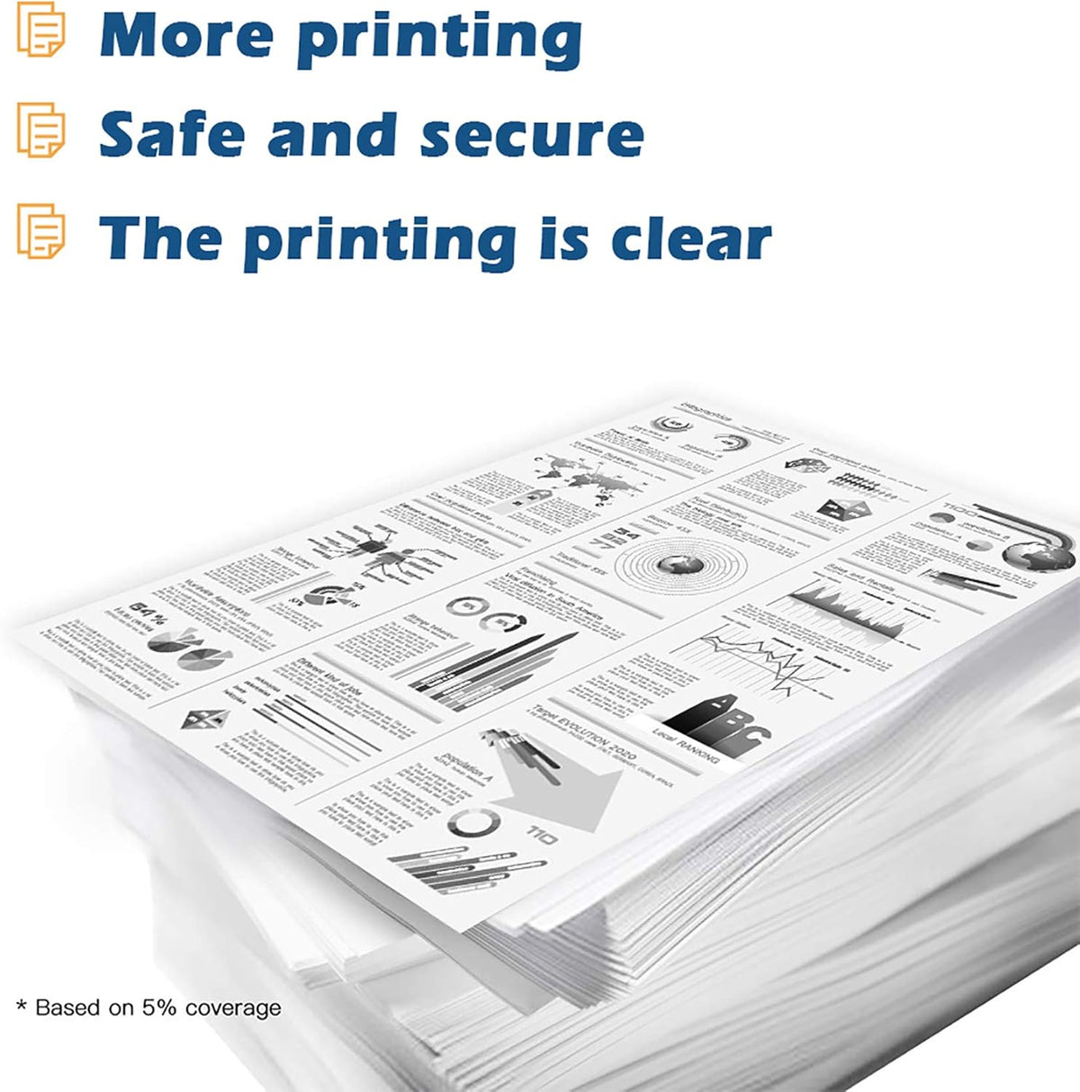 6 Pack Black Toner Cartridge N69396