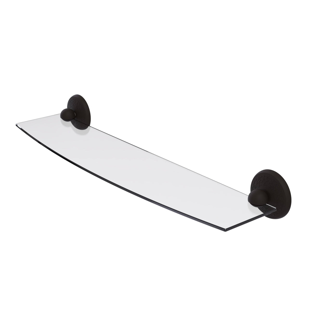 Satin Nickel Glass Shelf A9843