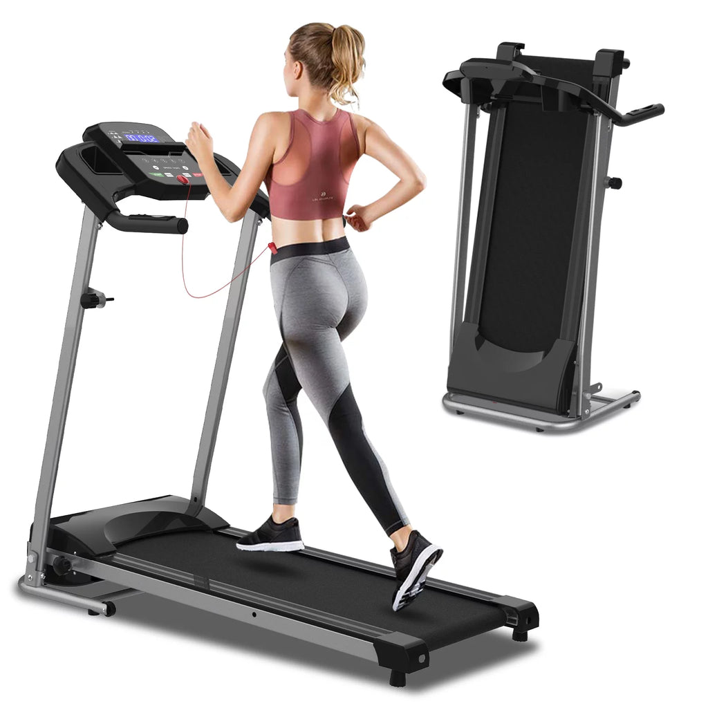 Portable Folding Treadmill Incline Electric Walking Running Machine U84441