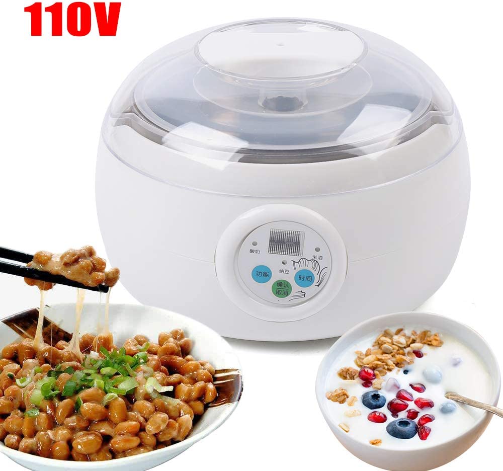 1.5L Stainless Steel Yogurt Maker with LCD Display W843623