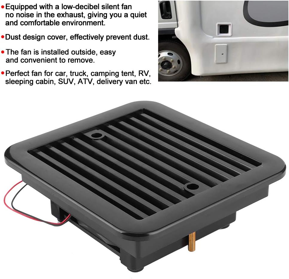 12V 4W Exhaust Vent Fan with Shutters P579232
