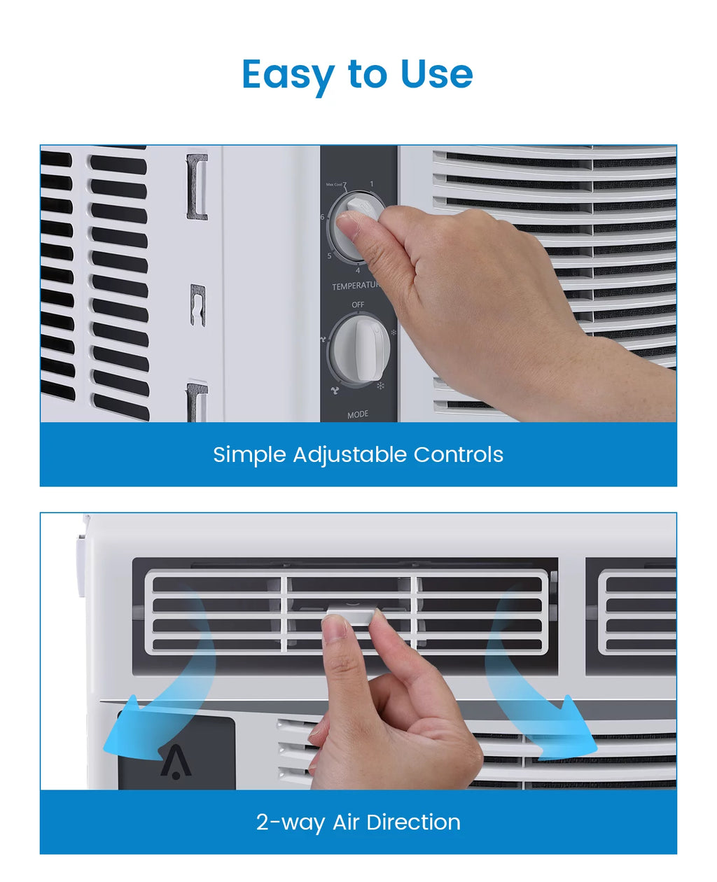5000 BTU Window Air Conditioner with Mechanical Controls T131
