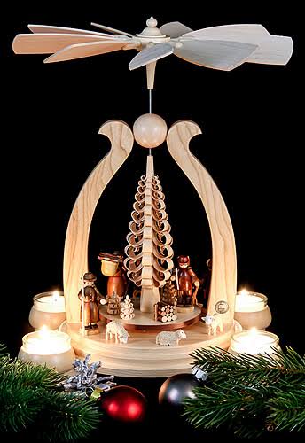 Christmas Pyramid Arch Forest Scene 13.4 Inches G691529