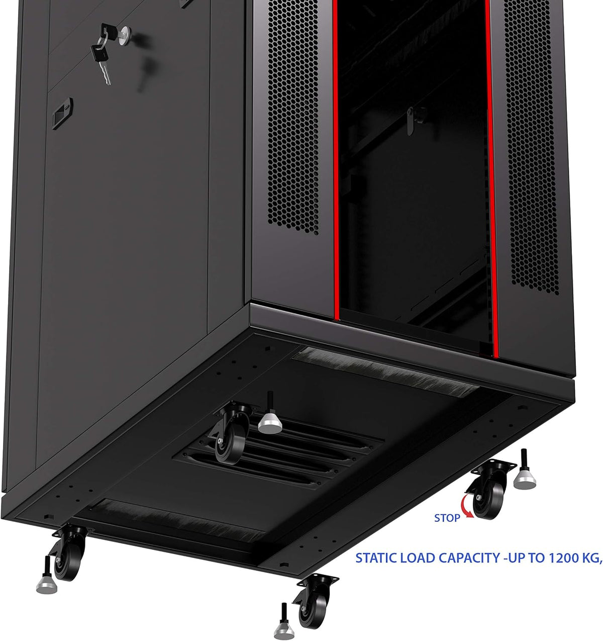 37 U Free Standing Network Rack Cabinet W972685