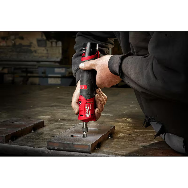 12V Lithium-Ion Brushless Cordless 1/4 in. Straight Die Grinder Kit S676127