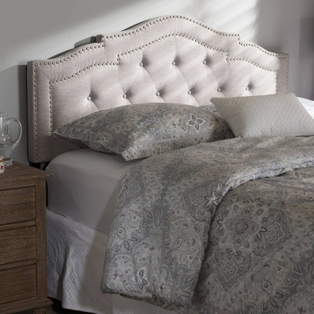 Greyish Beige Queen Headboard W589