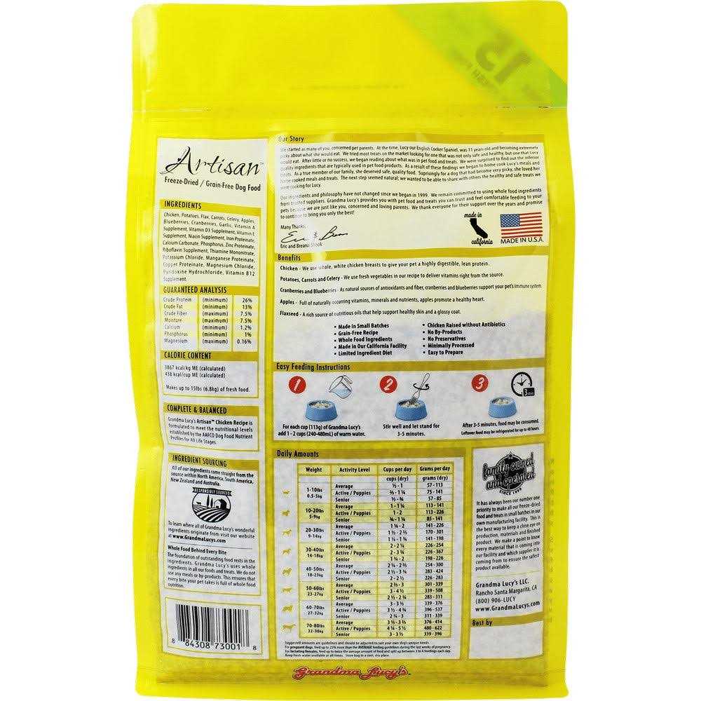 Freeze-Dried Grain-Free Chicken Dog Food N53135
