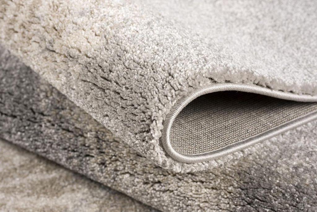 Grey Brown Plush Area Rug 4' x 6' B500858