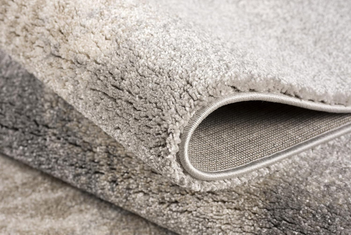 Grey Brown Plush Area Rug 4' x 6' B500858