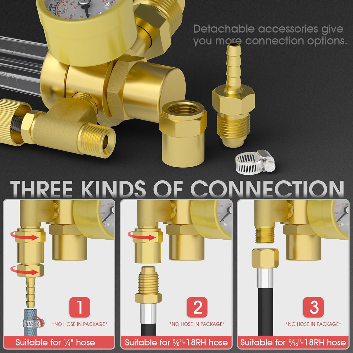 200A AC/DC Aluminum Tig Welder with Pulse Large LED Display Digital Inverter STICK/TIG 110/220V Dual Voltage Mig Tig Flow Meter Gas Regulator Gauge E125315