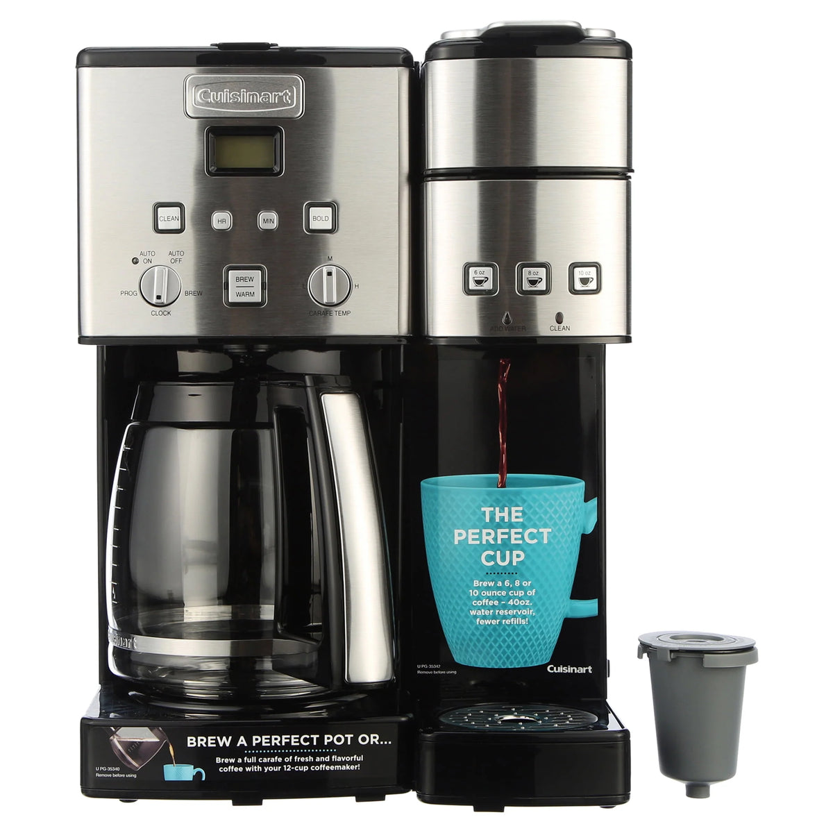 12 Cup Coffeemaker and Single-Serve Brewer I55811