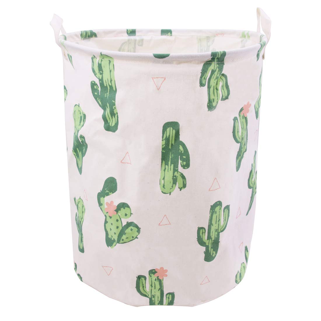 Large Canvas Fabric Waterproof Laundry Basket with Handles A773
