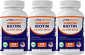 Biotin 20000 mcg with Keratin 100mg - 120 Vegetarian Tablets L764362