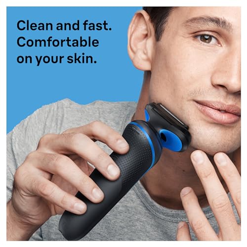 Blue Electric Foil Shaver with Precision Trimmer H62317