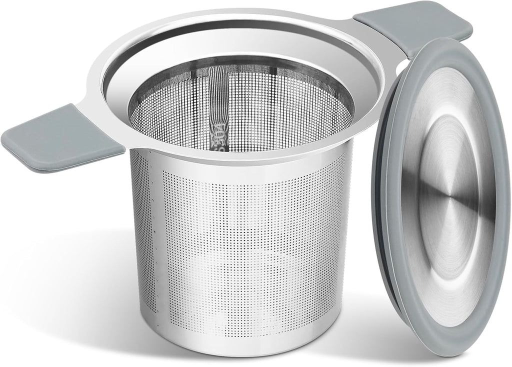 Stainless Steel Extra Fine Mesh Tea Infuser Strainer with Double Handles G247193