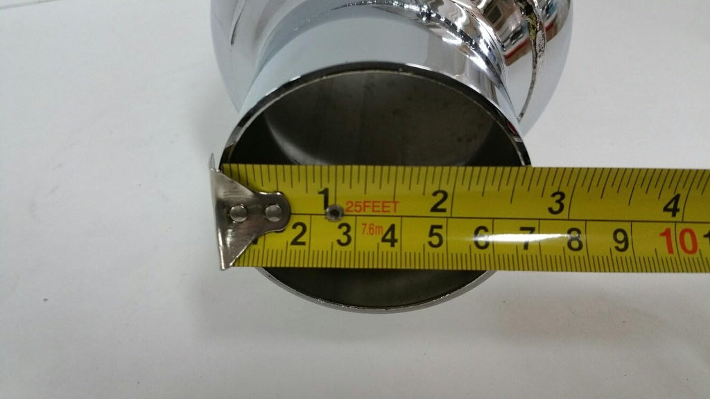 2.5" Inlet 5" Outlet 17" Pack of 2 Stainless Steel Exhaust Tip S2856