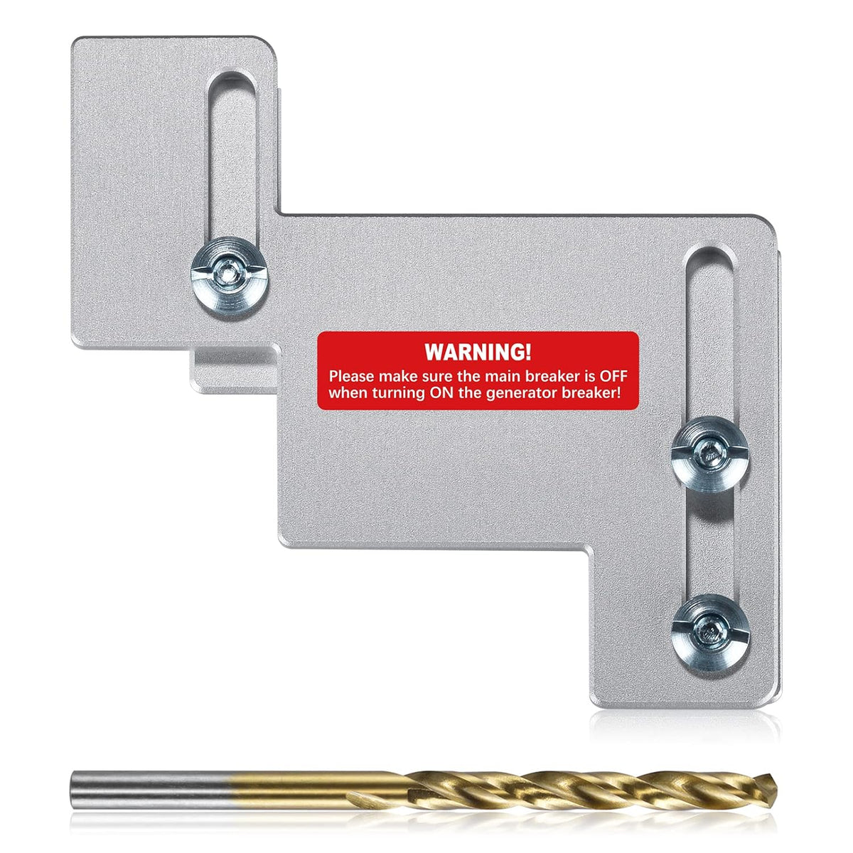 Generator Interlock Kit for Electrical Panels with 1 1/4 to 1 1/2 Inches Spacing G2363