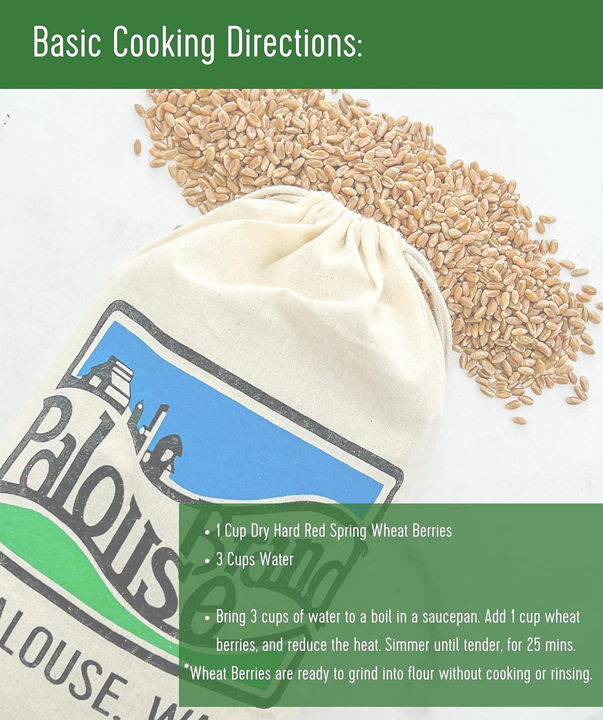 4 LBS Hard Red Spring Wheat Berries R45959