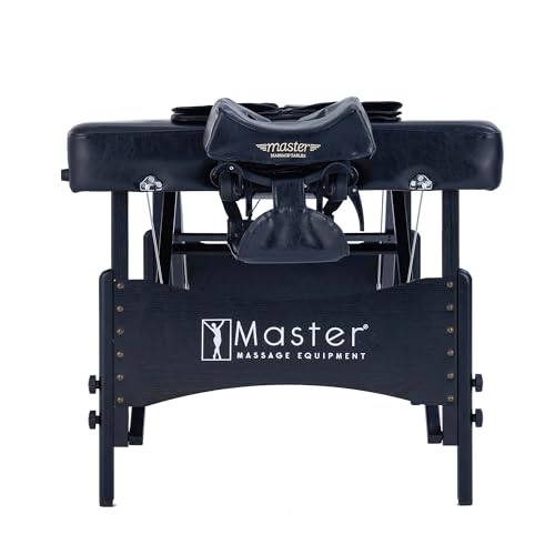 30" Black Portable Massage Table with Airbags H92341