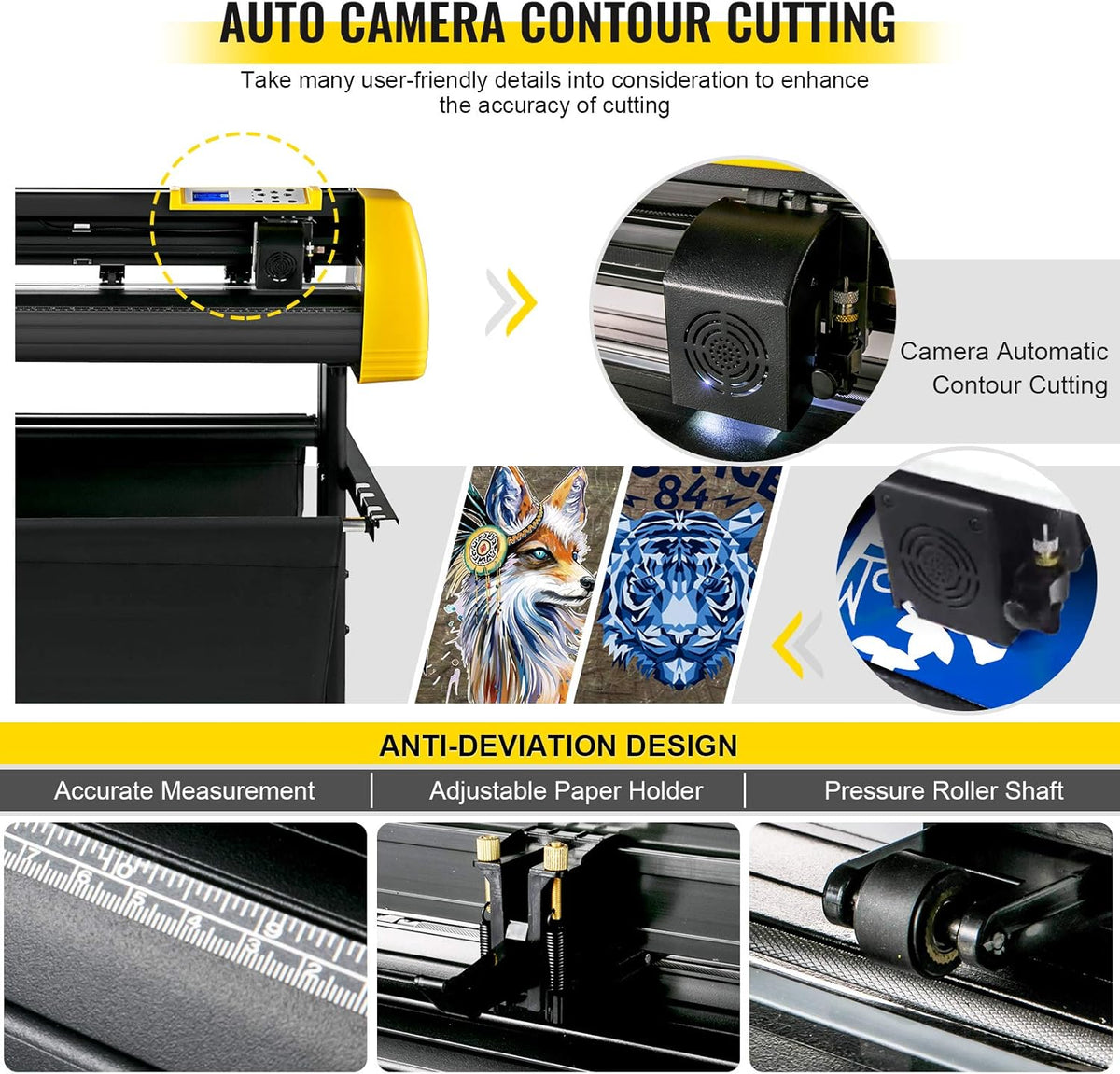 Vinyl Cutter Machine, 34 in Plotter with Floor Stand L797694
