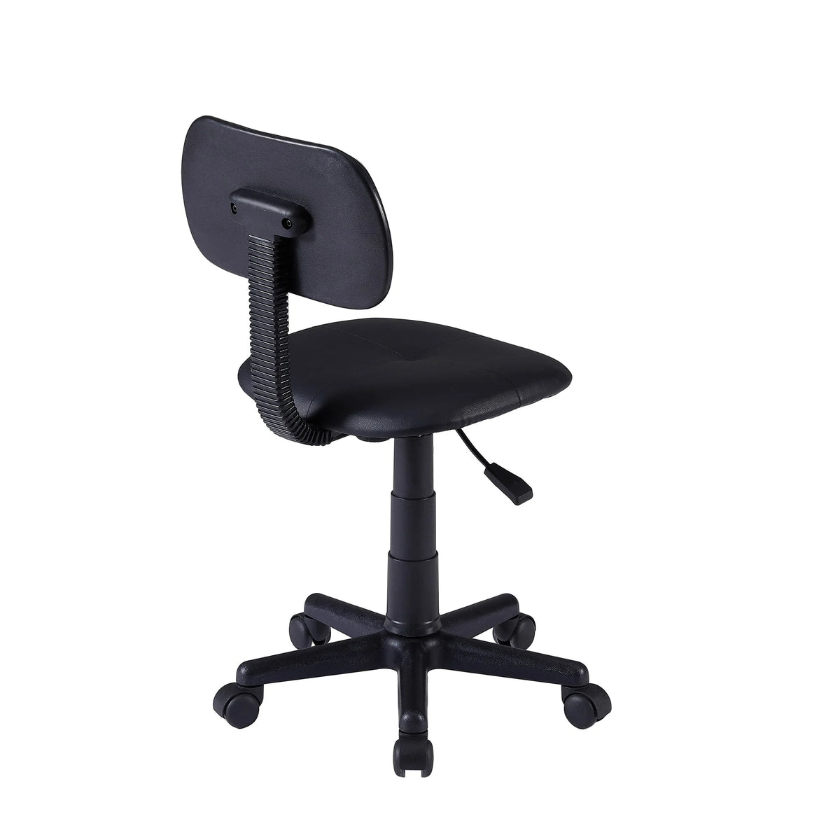 Black Adjustable Height Ergonomic Swivel Office Chair H89379