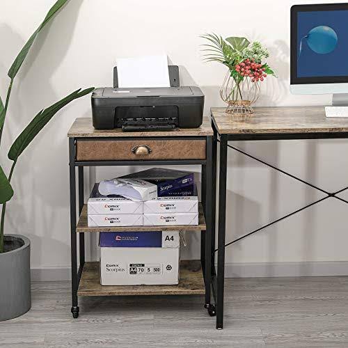 3 Tier Printer Stand with Storage Drawer A919628
