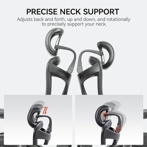 Ergonomic Office Chair with 3D Armrests, Adjustable Backrest, Grey F58990