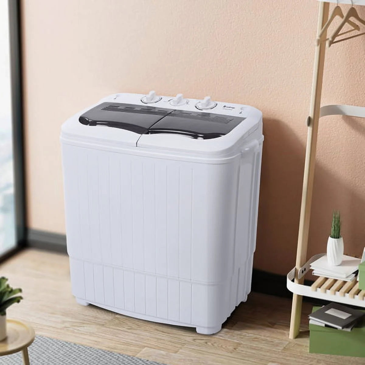 Gray Cover Semi-automatic Washing Machine W8653