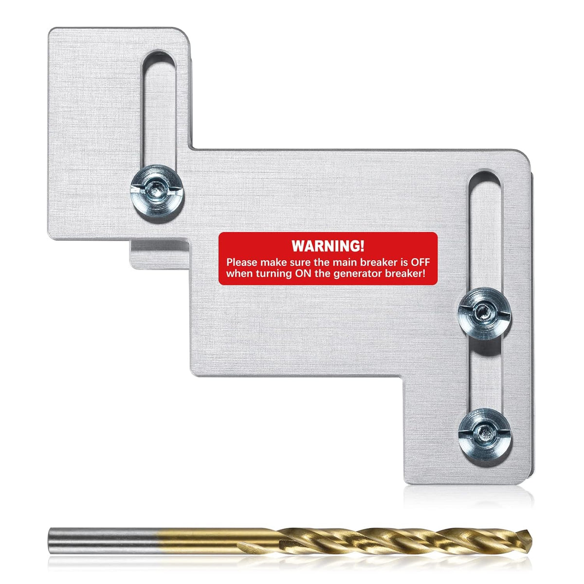 Generator Interlock Kit for Electrical Panels with 1 1/4 to 1 1/2 Inches Spacing G2363