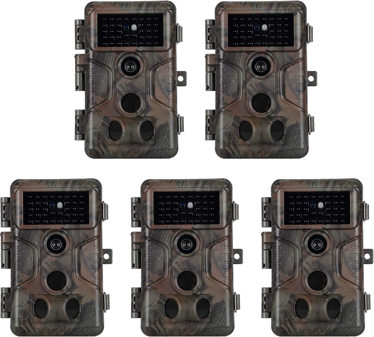 5-Pack 24MP 1080P Deer Cameras with Night Vision E4881