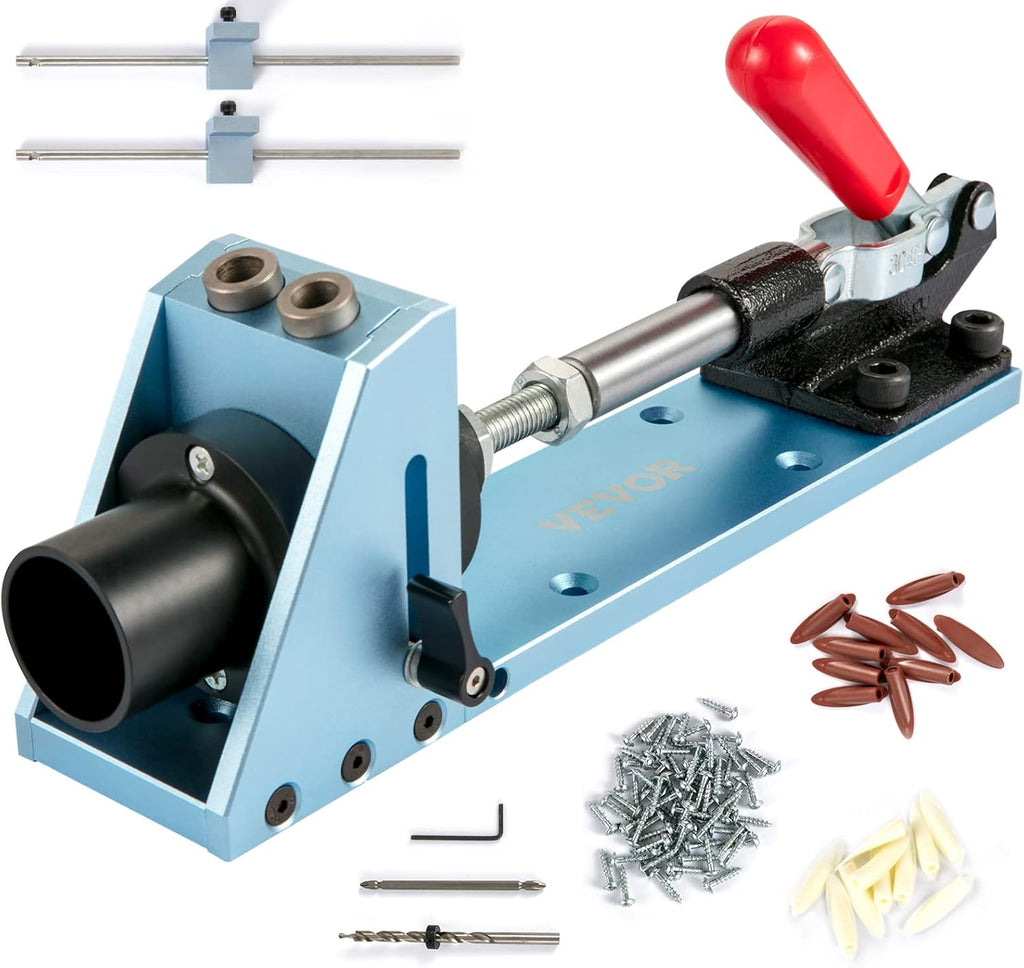 Adjustable Aluminum Pocket Hole Jig Kit B2004