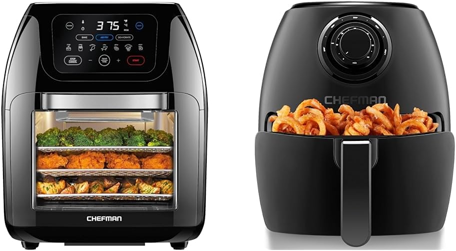 10L 3.6Qt Air Fryer with Rotisserie Dehydrator T8999