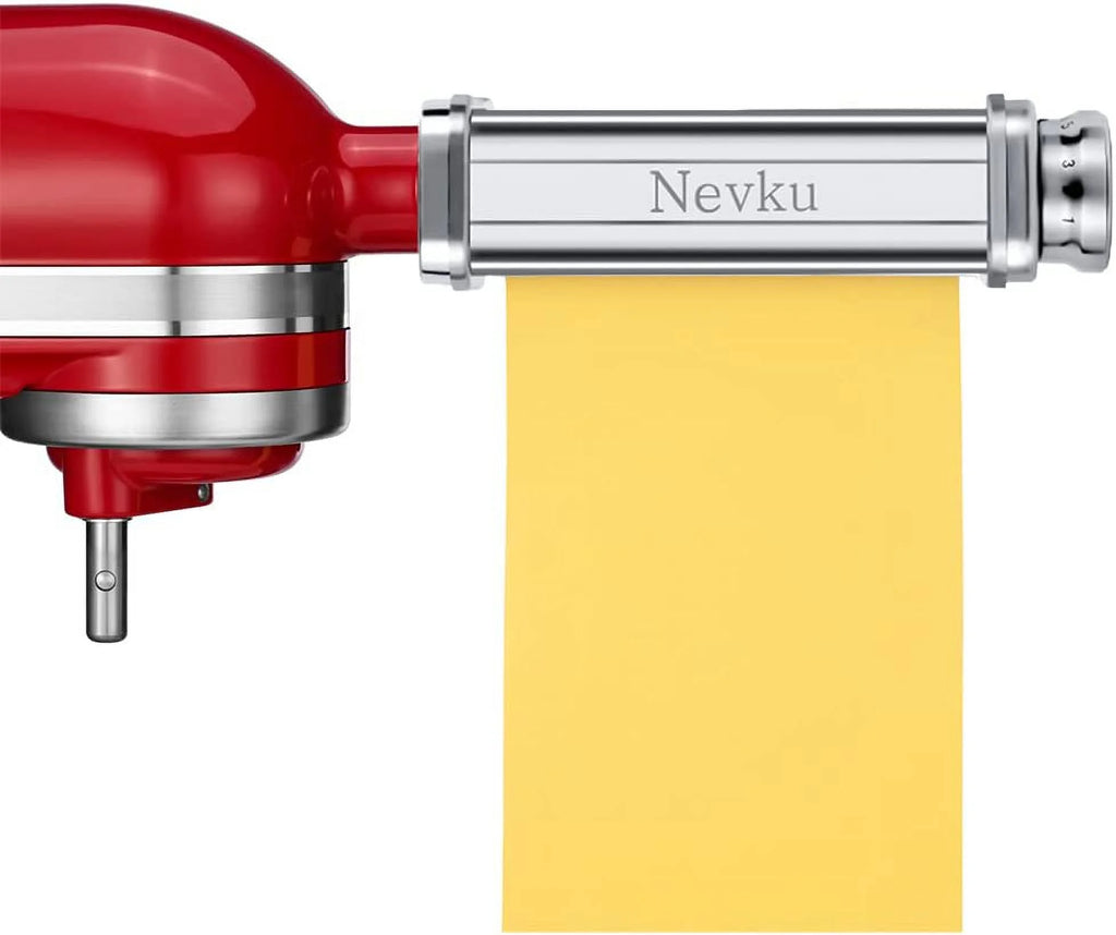 Pasta Maker Attachments Set including Pasta Sheet Roller Spaghetti Cutter Fettuccine Cutter O682820